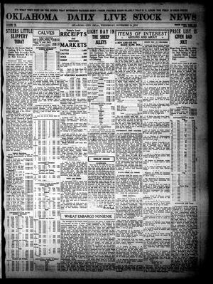 Oklahoma Daily Live Stock News (Oklahoma City, Okla.), Vol. 7, No. 182, Ed. 1 Wednesday, November 15, 1916