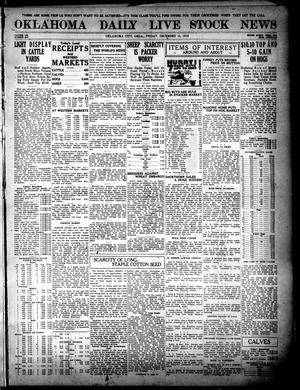Primary view of object titled 'Oklahoma Daily Live Stock News (Oklahoma City, Okla.), Vol. 7, No. 207, Ed. 1 Friday, December 15, 1916'.