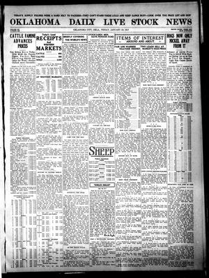 Primary view of object titled 'Oklahoma Daily Live Stock News (Oklahoma City, Okla.), Vol. 7, No. 236, Ed. 1 Friday, January 19, 1917'.