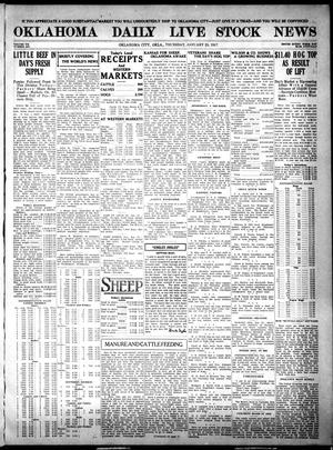 Oklahoma Daily Live Stock News (Oklahoma City, Okla.), Vol. 7, No. 241, Ed. 1 Thursday, January 25, 1917