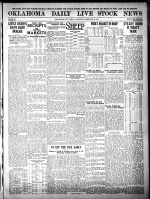Oklahoma Daily Live Stock News (Oklahoma City, Okla.), Vol. 7, No. 249, Ed. 1 Saturday, February 3, 1917