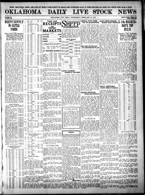 Oklahoma Daily Live Stock News (Oklahoma City, Okla.), Vol. 7, No. 258, Ed. 1 Wednesday, February 14, 1917