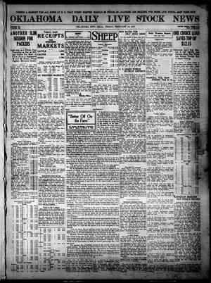 Oklahoma Daily Live Stock News (Oklahoma City, Okla.), Vol. 7, No. 260, Ed. 1 Friday, February 16, 1917