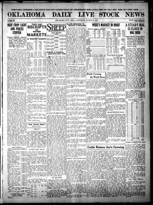 Oklahoma Daily Live Stock News (Oklahoma City, Okla.), Vol. 7, No. 285, Ed. 1 Saturday, March 17, 1917