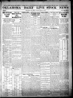 Oklahoma Daily Live Stock News (Oklahoma City, Okla.), Vol. 7, No. 287, Ed. 1 Tuesday, March 20, 1917