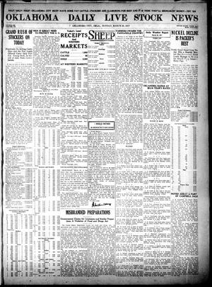 Oklahoma Daily Live Stock News (Oklahoma City, Okla.), Vol. 7, No. 292, Ed. 1 Monday, March 26, 1917