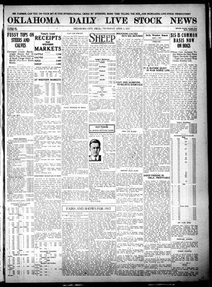 Oklahoma Daily Live Stock News (Oklahoma City, Okla.), Vol. 7, No. 301, Ed. 1 Thursday, April 5, 1917
