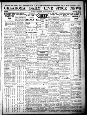 Oklahoma Daily Live Stock News (Oklahoma City, Okla.), Vol. 7, No. 306, Ed. 1 Thursday, April 12, 1917