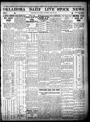 Oklahoma Daily Live Stock News (Oklahoma City, Okla.), Vol. 7, No. 8, Ed. 1 Wednesday, April 25, 1917