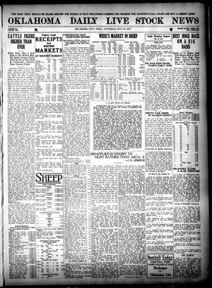 Oklahoma Daily Live Stock News (Oklahoma City, Okla.), Vol. 7, No. 29, Ed. 1 Saturday, May 19, 1917