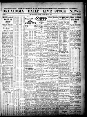 Oklahoma Daily Live Stock News (Oklahoma City, Okla.), Vol. 7, No. 30, Ed. 1 Monday, May 21, 1917