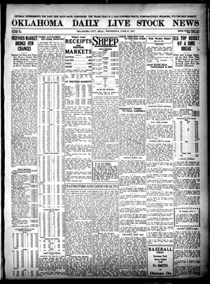 Oklahoma Daily Live Stock News (Oklahoma City, Okla.), Vol. 7, No. 62, Ed. 1 Wednesday, June 27, 1917