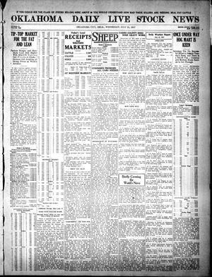 Oklahoma Daily Live Stock News (Oklahoma City, Okla.), Vol. 7, No. 85, Ed. 1 Wednesday, July 25, 1917