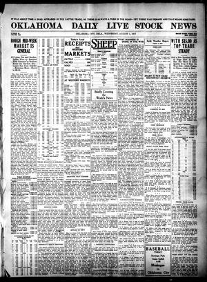 Oklahoma Daily Live Stock News (Oklahoma City, Okla.), Vol. 7, No. 91, Ed. 1 Wednesday, August 1, 1917