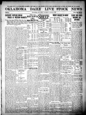 Oklahoma Daily Live Stock News (Oklahoma City, Okla.), Vol. 7, No. 94, Ed. 1 Saturday, August 4, 1917