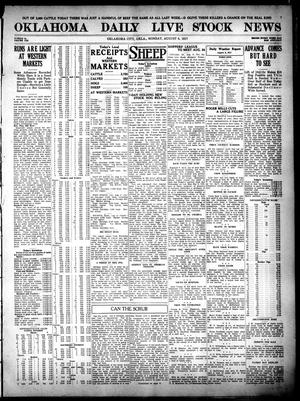 Oklahoma Daily Live Stock News (Oklahoma City, Okla.), Vol. 7, No. 95, Ed. 1 Monday, August 6, 1917