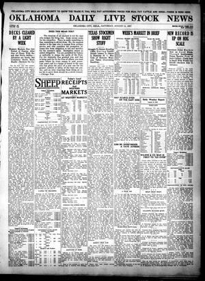 Oklahoma Daily Live Stock News (Oklahoma City, Okla.), Vol. 7, No. 100, Ed. 1 Saturday, August 11, 1917