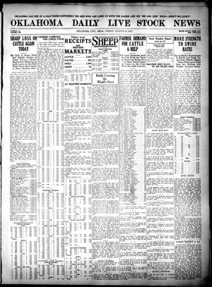 Oklahoma Daily Live Stock News (Oklahoma City, Okla.), Vol. 7, No. 117, Ed. 1 Friday, August 31, 1917