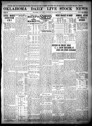 Oklahoma Daily Live Stock News (Oklahoma City, Okla.), Vol. 7, No. 130, Ed. 1 Saturday, September 15, 1917