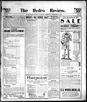 The Hydro Review. (Hydro, Okla.), Vol. 18, No. 16, Ed. 1 Thursday, February 7, 1918