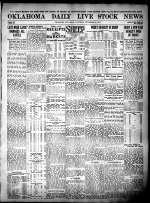 Oklahoma Daily Live Stock News (Oklahoma City, Okla.), Vol. 7, No. 136, Ed. 1 Saturday, September 22, 1917