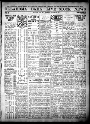 Oklahoma Daily Live Stock News (Oklahoma City, Okla.), Vol. 7, No. 158, Ed. 1 Thursday, October 18, 1917
