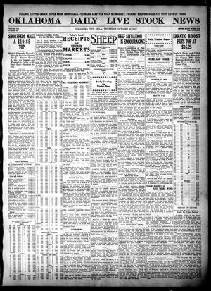 Oklahoma Daily Live Stock News (Oklahoma City, Okla.), Vol. 7, No. 164, Ed. 1 Thursday, October 25, 1917