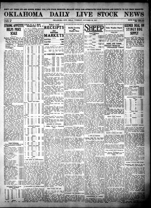 Oklahoma Daily Live Stock News (Oklahoma City, Okla.), Vol. 7, No. 168, Ed. 1 Tuesday, October 30, 1917