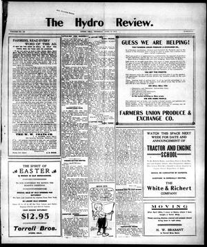 Primary view of object titled 'The Hydro Review. (Hydro, Okla.), Vol. 18, No. 25, Ed. 1 Thursday, April 10, 1919'.