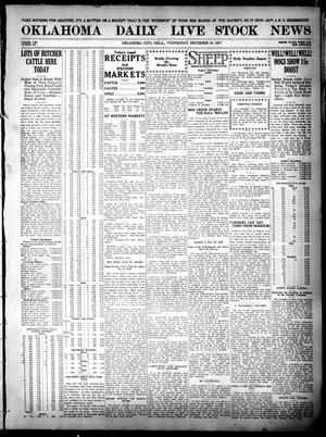 Oklahoma Daily Live Stock News (Oklahoma City, Okla.), Vol. 7, No. 210, Ed. 1 Wednesday, December 19, 1917