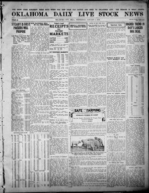 Oklahoma Daily Live Stock News (Oklahoma City, Okla.), Vol. 9, No. 228, Ed. 1 Wednesday, January 8, 1919