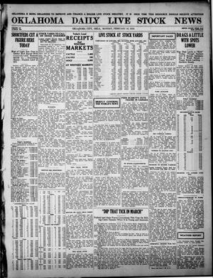 Oklahoma Daily Live Stock News (Oklahoma City, Okla.), Vol. 9, No. 256, Ed. 1 Monday, February 10, 1919