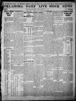 Oklahoma Daily Live Stock News (Oklahoma City, Okla.), Vol. 9, No. 257, Ed. 1 Tuesday, February 11, 1919
