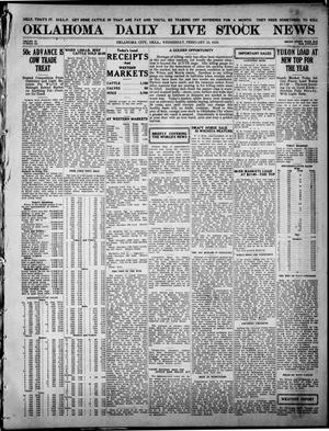 Oklahoma Daily Live Stock News (Oklahoma City, Okla.), Vol. 9, No. 258, Ed. 1 Wednesday, February 12, 1919