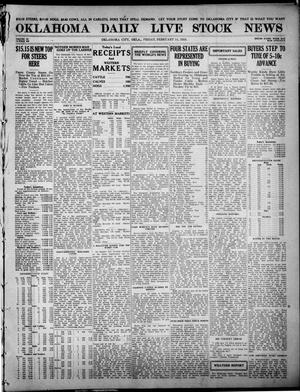 Oklahoma Daily Live Stock News (Oklahoma City, Okla.), Vol. 9, No. 260, Ed. 1 Friday, February 14, 1919