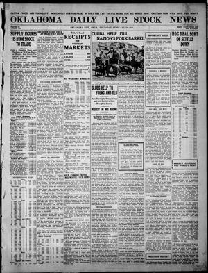 Oklahoma Daily Live Stock News (Oklahoma City, Okla.), Vol. 9, No. 265, Ed. 1 Thursday, February 20, 1919