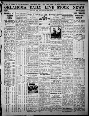 Oklahoma Daily Live Stock News (Oklahoma City, Okla.), Vol. 9, No. 266, Ed. 1 Friday, February 21, 1919