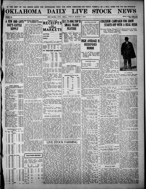 Oklahoma Daily Live Stock News (Oklahoma City, Okla.), Vol. 9, No. 278, Ed. 1 Friday, March 7, 1919