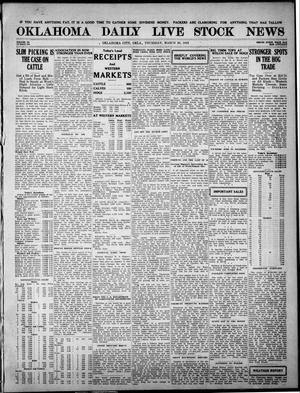 Oklahoma Daily Live Stock News (Oklahoma City, Okla.), Vol. 9, No. 289, Ed. 1 Thursday, March 20, 1919