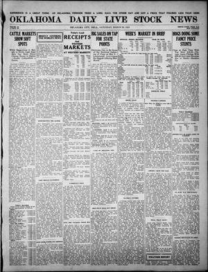 Oklahoma Daily Live Stock News (Oklahoma City, Okla.), Vol. 9, No. 297, Ed. 1 Saturday, March 29, 1919