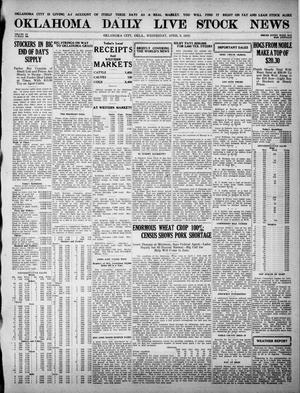 Oklahoma Daily Live Stock News (Oklahoma City, Okla.), Vol. 9, No. 306, Ed. 1 Wednesday, April 9, 1919