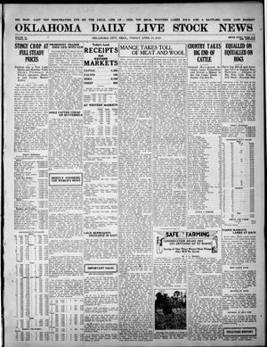 Oklahoma Daily Live Stock News (Oklahoma City, Okla.), Vol. 9, No. 308, Ed. 1 Friday, April 11, 1919
