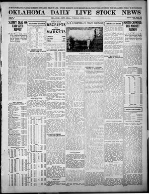 Oklahoma Daily Live Stock News (Oklahoma City, Okla.), Vol. 10, No. 13, Ed. 1 Tuesday, April 29, 1919