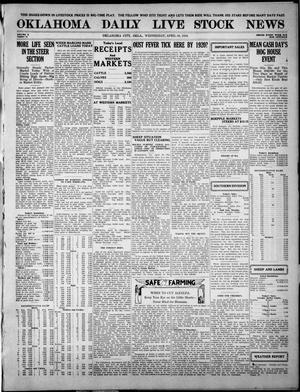 Oklahoma Daily Live Stock News (Oklahoma City, Okla.), Vol. 10, No. 14, Ed. 1 Wednesday, April 30, 1919