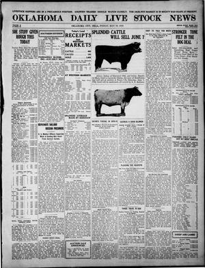 Oklahoma Daily Live Stock News (Oklahoma City, Okla.), Vol. 10, No. 40, Ed. 1 Friday, May 30, 1919