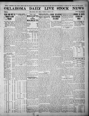 Oklahoma Daily Live Stock News (Oklahoma City, Okla.), Vol. 10, No. 49, Ed. 1 Tuesday, June 10, 1919