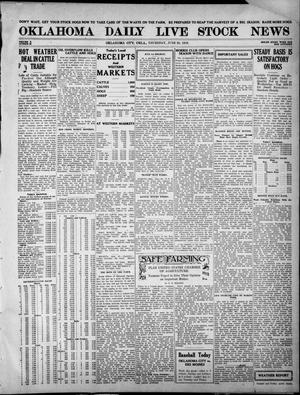 Oklahoma Daily Live Stock News (Oklahoma City, Okla.), Vol. 10, No. 63, Ed. 1 Thursday, June 26, 1919