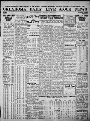 Oklahoma Daily Live Stock News (Oklahoma City, Okla.), Vol. 10, No. 68, Ed. 1 Wednesday, July 2, 1919