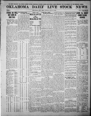 Oklahoma Daily Live Stock News (Oklahoma City, Okla.), Vol. 10, No. 82, Ed. 1 Monday, July 21, 1919