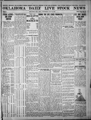 Oklahoma Daily Live Stock News (Oklahoma City, Okla.), Vol. 10, No. 84, Ed. 1 Wednesday, July 23, 1919